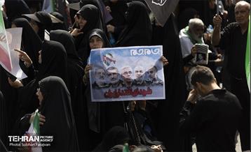 تشییع شهدای اقتدار ملی در تهران 15