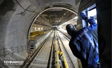تست گرم بخش شمالی خط ۶ مترو تهران 16