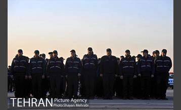 پیشواز نیروهای شهربان و حریم بان از نوروز با حضور شهردار تهران 8