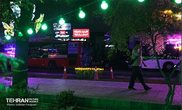 «جشن نور تهران» در بلوار کشاورز 5