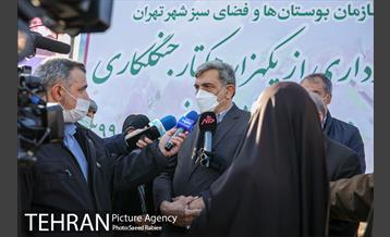 بازدید و افتتاح پروژه جنگل کاری 1000هکتاری در بوستان جنگلی تلو 36