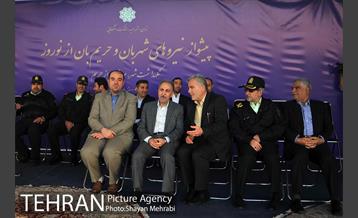 پیشواز نیروهای شهربان و حریم بان از نوروز با حضور شهردار تهران 16