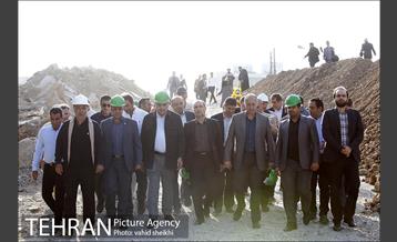 بازدیدشهردار تهران از پروژه های زیرگذر گیشا و استاد معین 3