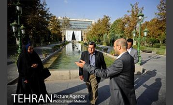 بازدید شهردار مونترال از کاخ گلستان 18