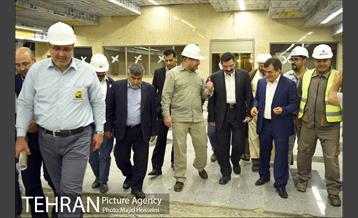 بازدید شهردار تهران از پایانه خط 6 مترو تهران -2 20