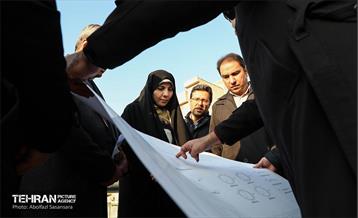 بازدید معاون فنی و عمرانی شهرداری تهران از پروژه‌های منطقه هشت 8