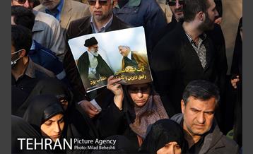 تشییع پیکر آیت الله هاشمی رفسنجانی رییس مجمع تشخیص مصلحت نظام -4 15