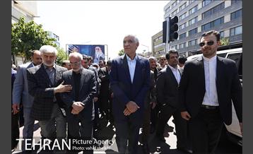 حضور شهردار تهران در راهپیمایی روز جهانی قدس 12