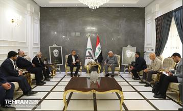 دیدار علیرضا زاکانی با رئیس حشد شعبی عراق