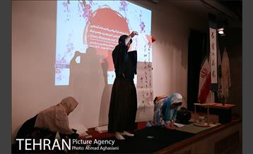 شکوفه های گیلاس و افسانه گنجی در موزه امام علی 2 11