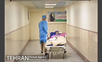 بخش بیماران کرونایی بیمارستان بعثت 13