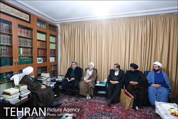 دیدار شهردار تهران با آیت الله العظمی بیات زنجانی  7
