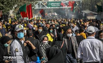 راهپیمایی جاماندگان اربعین حسینی در تهران 1