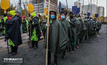 مانور برف روبی شهرداری منطقه 6 15