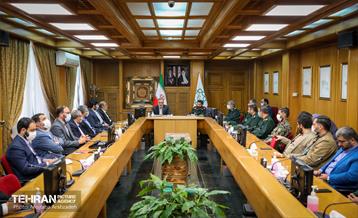 دیدار فرمانده سپاه محمد رسول الله (ص) با شهردار تهران 3