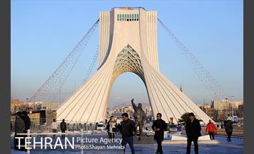 خیابان های تهران در آستانه چهلمین سالگرد انقلاب اسلامی 6