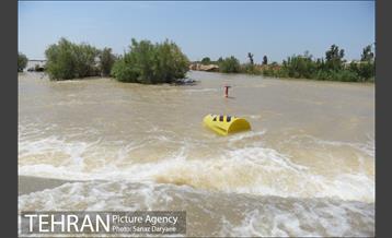 بازدید شهردار تهران از بخش سیل زده بستان خوزستان 13