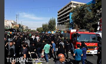 خدمات شهرداری تهران در مراسم پیاده روی جاماندگان حسینی (ع) 4