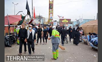خدمت رسانی شهرداری تهران در شهر کربلا 12