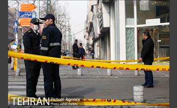 پایان عملیات اطفای حریق ساختمان برق حرارتی میدان ولیعصر 15