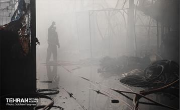 آتش‌سوزی انبار لوازم موتورسیکلت ۷