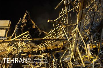 امداد رسانی شبانه در حادثه پلاسکو -2 2