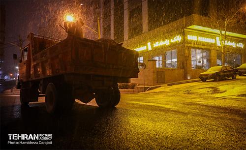 عملیات برف‌روبی در منطقه1