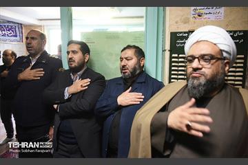تشییع پیکر شهید گمنام در مسجد حجت(عج) 19