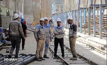 عملیات حفاری خط ۱۰ متروی تهران 6