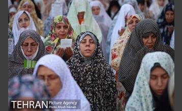 اقامه نماز عید فطر امامزاده صالح 16