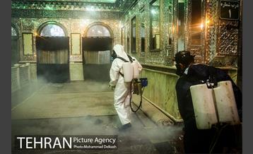 ضدعفونی بازارچه شهر ری و حرم عبدالعظیم حسنی (ع) 32