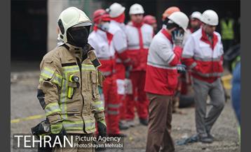 سومین روز عملیات امداد ونجات حادثه پلاسکو -4 11