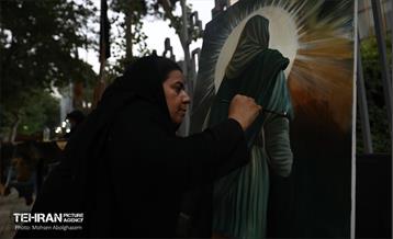 عزاداری شب هفتم محرم در خیمه هنر 28