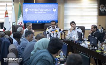 نشست خبری مدیرعامل سازمان آتش‌نشانی 11