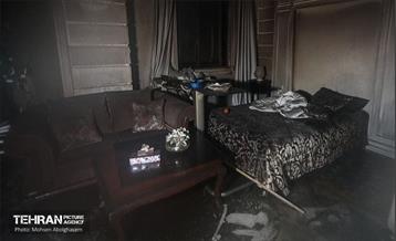 آتش‌سوزی در بیمارستان گاندی تهران 31