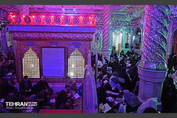 احیای شب بیست‌ویکم ماه رمضان امامزاده پنج تن لویزان 55