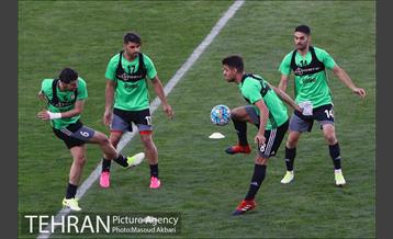 تمرین تیم ملی فوتبال