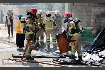 مانور ریزش آوار ساختمان 17