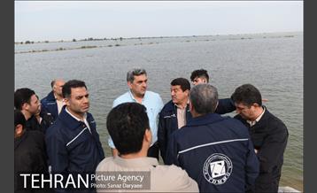 بازدید شهردار تهران از منطقه سیل زده پل سبحانیه دشت آزادگان 22