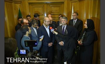 دیدار شهردار تهران با رئیس مجلس ملی مجارستان 19