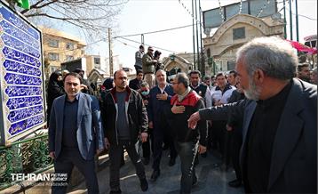 تشییع پیکر شهید آتش‌نشان «قریب رضا دارابی» -1 15