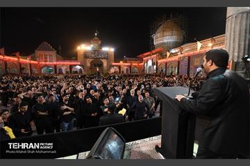 مراسم عزاداری مسلمیه در حرم حضرت عبدالعظیم (ع)