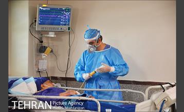 بخش بیماران کرونایی بیمارستان بعثت 36