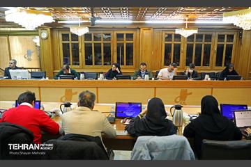 نشست خبری رئیس شورای اسلامی شهر و اعضای کمیسیون برنامه بودجه  9