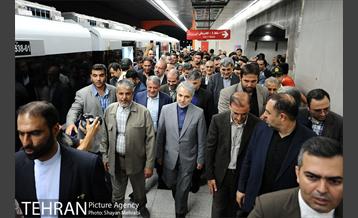 آیین بهره برداری از بخش شرقی خط 7 مترو تهران 19