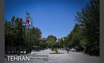 مراحل آماده سازی گذر پیاده راه استاد شهریار 11