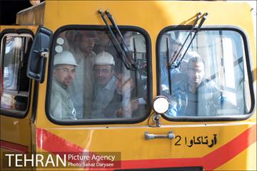 بازدید شهردار تهران از پایانه خط 6 مترو تهران -3 7