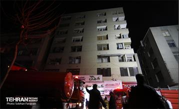 آتش سوزی در خیابان بهار تهران 31