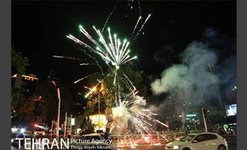 نور افشانی آسمان تهران به مناسب عید سعید فطر 5