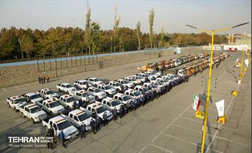 مانور برف روبی شهرداری منطقه 5